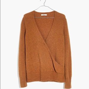 Madewell wrap front sweater